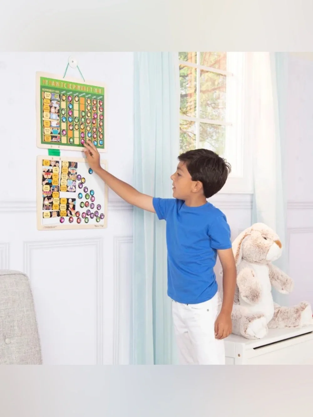 Melissa & Doug Magnetic Responsibility Chart for Kids